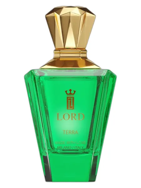 Frasco del perfume Lord Milano Terra unisex