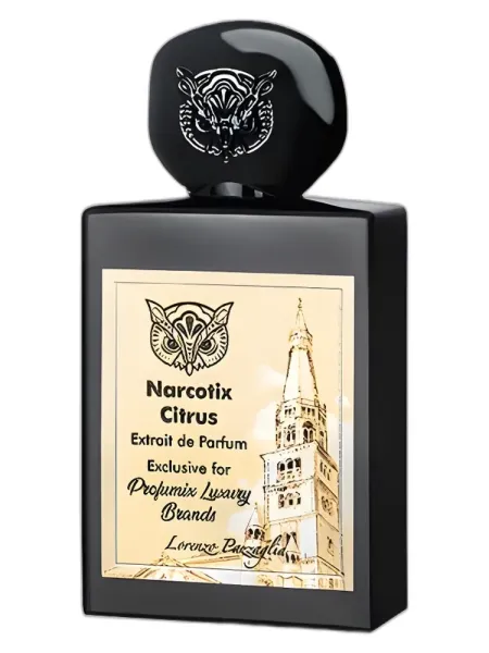 Frasco del perfume Lorenzo Pazzaglia Narcotix Citrus unisex