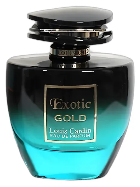 Frasco del perfume Louis Cardin Exotic Gold unisex Eau de Parfum