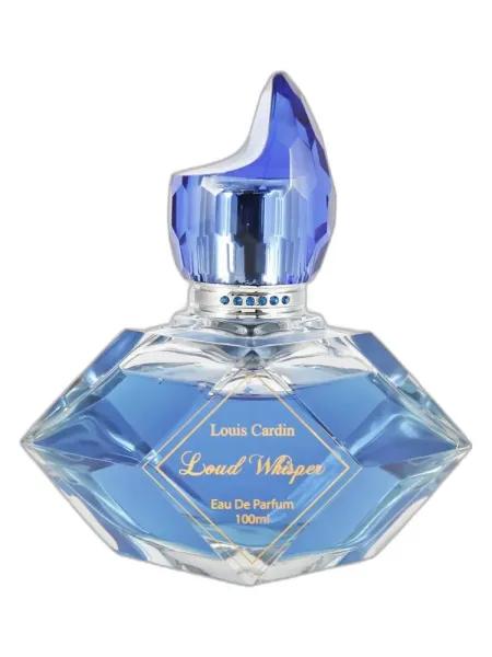 Frasco del perfume Louis Cardin Loud Whisper