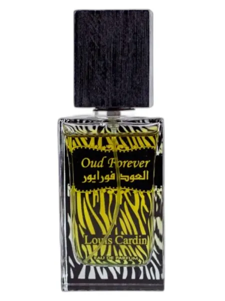 Frasco del perfume Louis Cardin Oud Forever Eau de Parfum