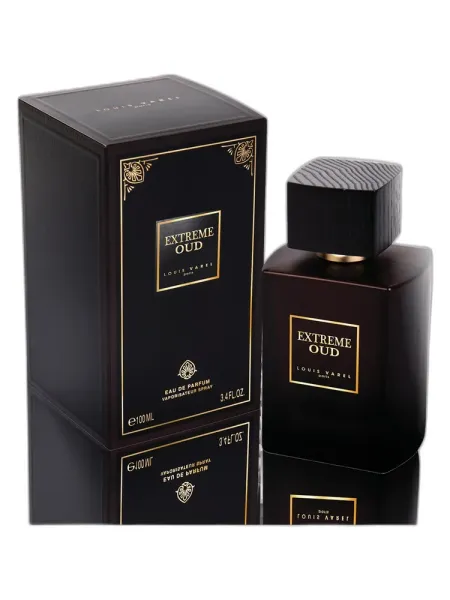 Frasco del perfume Louis Varel Extreme Oud unisex Eau de Parfum