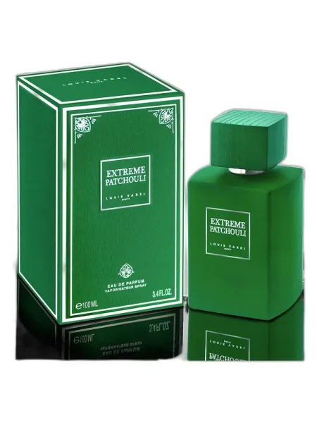 Frasco del perfume Louis Varel Extreme Patchouli unisex Eau de Parfum