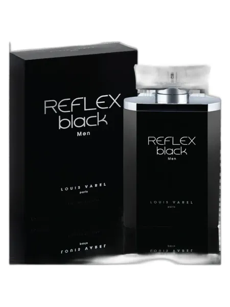 Frasco del perfume Louis Varel Reflex Black Men Eau de Toilette
