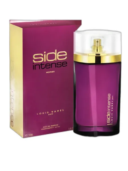 Frasco del perfume Louis Varel Side Intense Eau de Parfum