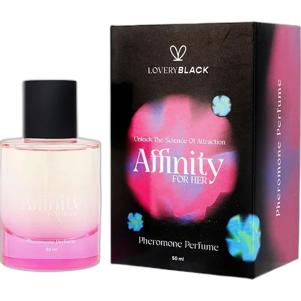 Frasco del perfume Lovery Affinity For Her Pheromone Perfume Eau de Parfum