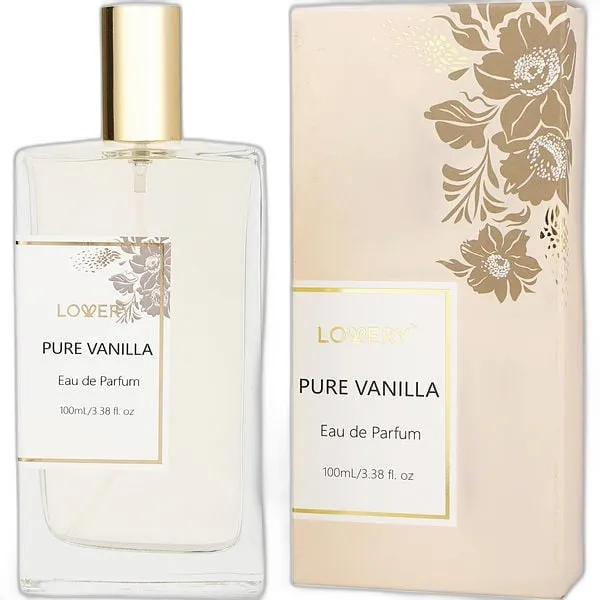 Frasco del perfume Lovery Pure Vanilla Eau de Parfum