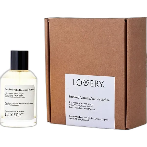 Frasco del perfume Lovery Smoked Vanilla Eau de Parfum