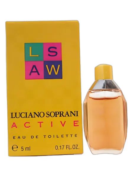 Frasco del perfume Luciano Soprani Active