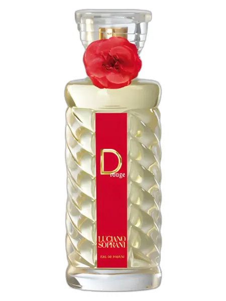 Frasco del perfume Luciano Soprani D Rouge Eau de Parfum