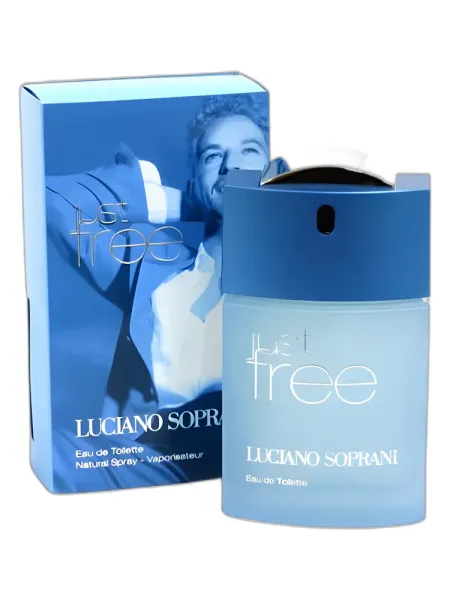 Frasco del perfume Luciano Soprani Just Free Eau de Toilette