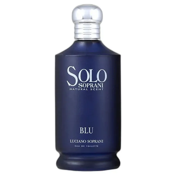 Frasco del perfume Luciano Soprani Solo Soprani Blu Eau de Toilette