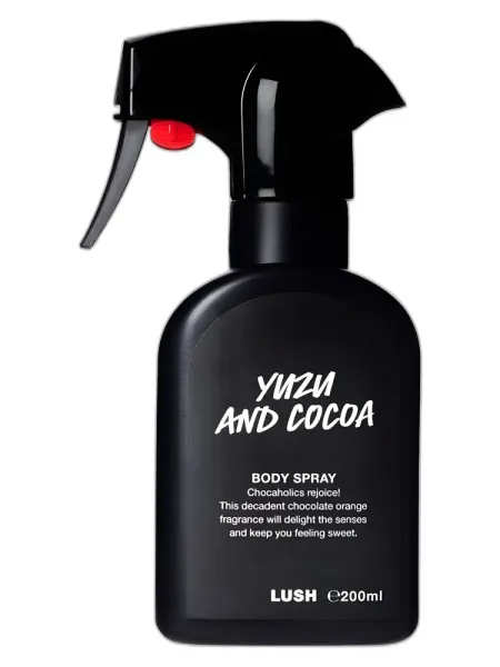 Frasco del perfume Lush Yuzu and Cocoa unisex