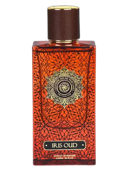 Frasco del perfume Luxodor Iris Oud unisex