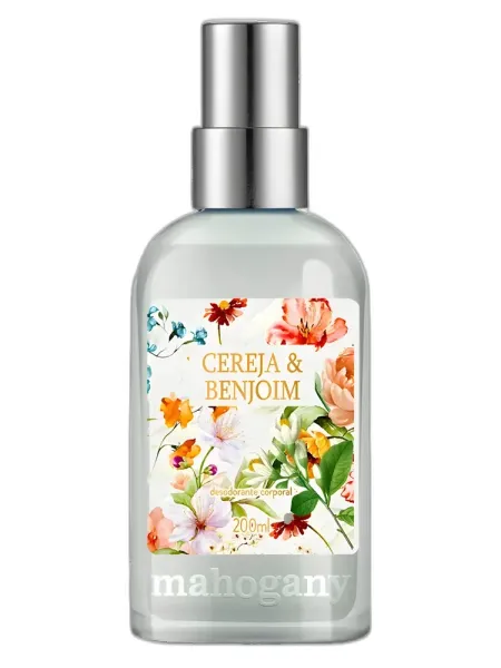 Frasco del perfume Mahogany Agua Intensa Cereja & Benjoim