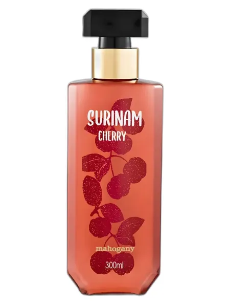 Frasco del perfume Mahogany Surinam Cherry