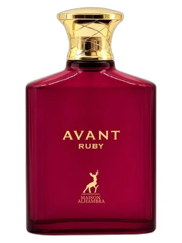 Maison Alhambra Avant Ruby perfume bottle