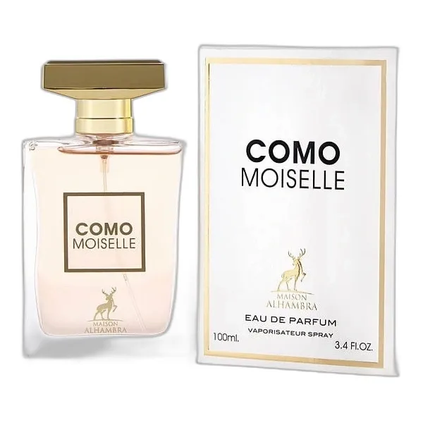 Frasco del perfume Maison Alhambra Como Moiselle Eau de Parfum