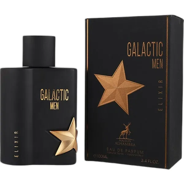 Frasco del perfume Maison Alhambra Galactic Men Elixir Eau de Parfum