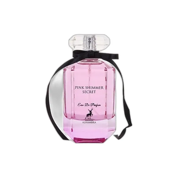 Frasco del perfume Maison Alhambra Pink Shimmer Secret Eau de Parfum
