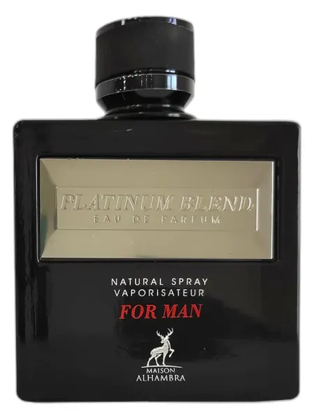 Frasco del perfume Maison Alhambra Platinum Blend