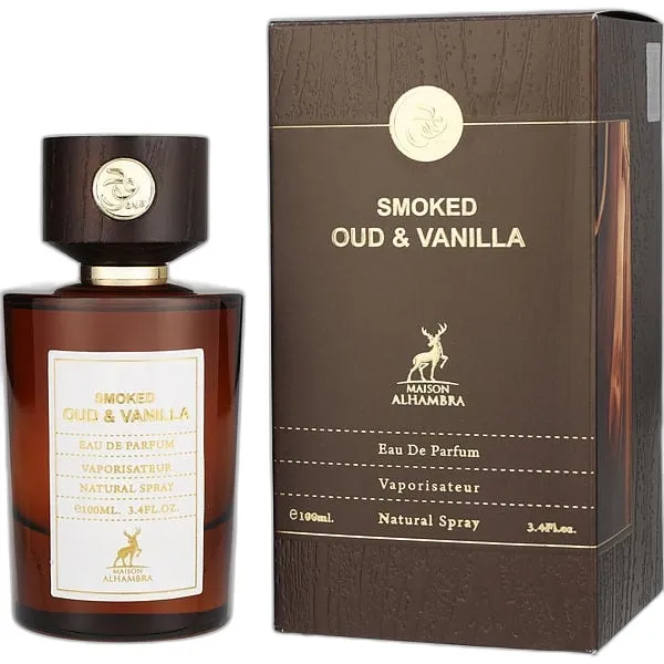 Frasco del perfume Maison Alhambra Smoked Oud & Vanille Eau de Parfum