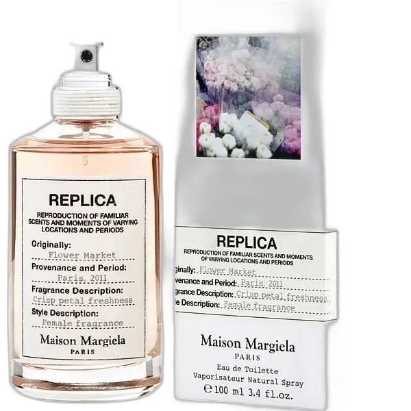 Frasco del perfume Maison Margiela Replica Flower Market Eau de Toilette