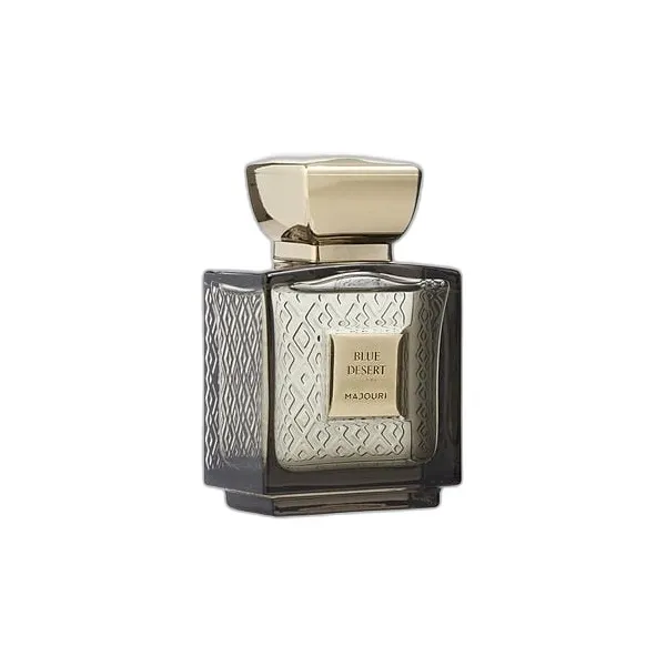 Frasco del perfume Majouri Blue Desert Eau de Parfum