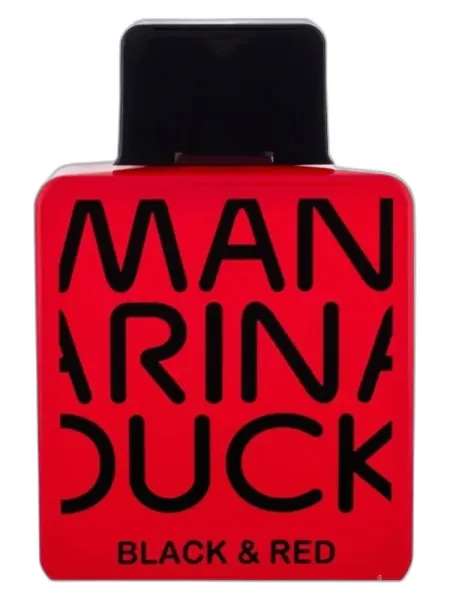 Frasco del perfume Mandarina Duck Black & Red Eau de Cologne