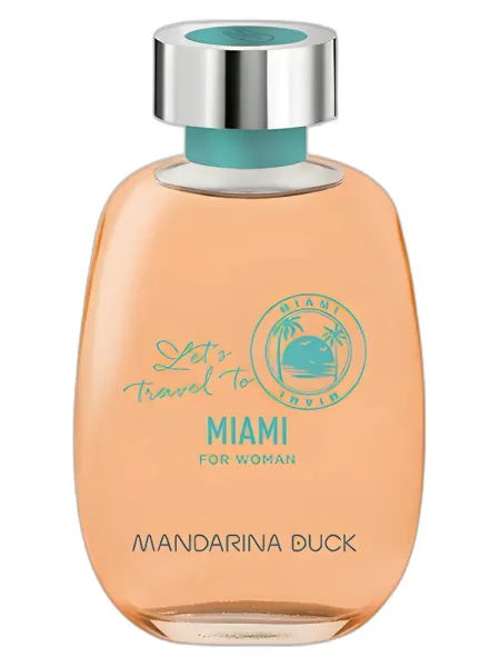 Frasco del perfume Mandarina Duck Let's Travel To Miami For Women