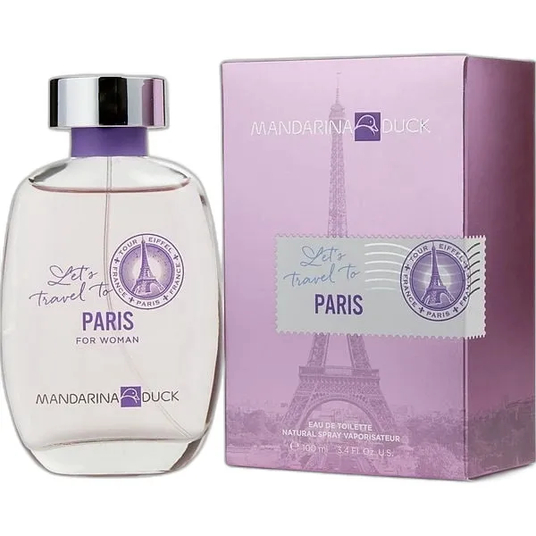 Frasco del perfume Mandarina Duck Let's Travel To Paris Eau de Toilette