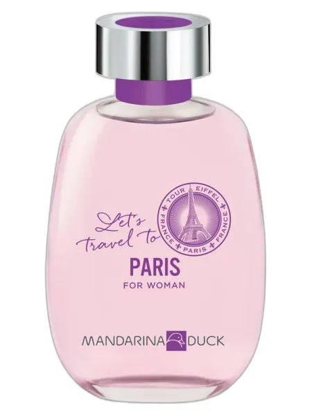 Frasco del perfume Mandarina Duck Let's Travel To Paris For Women