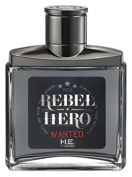 Frasco del perfume Mango Rebel Hero Wanted
