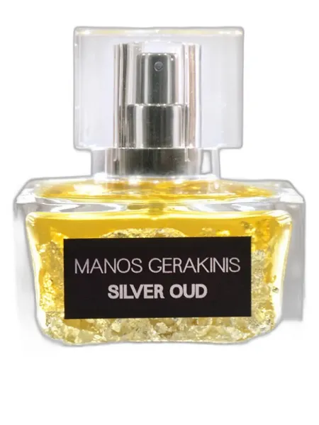 Frasco del perfume Manos Gerakinis Silver Oud unisex Eau de Parfum