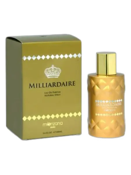 Frasco del perfume Manzana Paris Milliardaire unisex