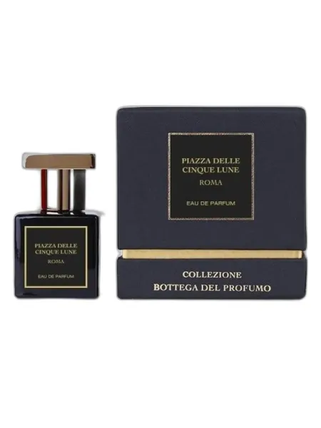 Frasco del perfume Marcoccia Piazza delle Cinque Lune Roma unisex