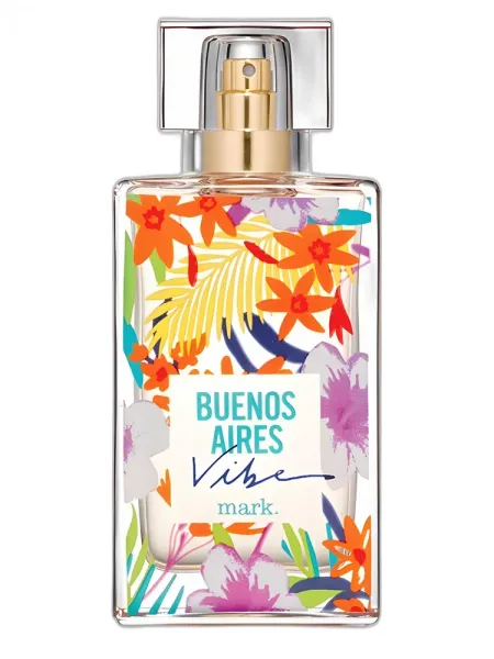 Frasco del perfume mark. Buenos Aires Vibe mark. Eau de Toilette