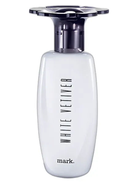 Frasco del perfume mark. mark White Vetiver mark.