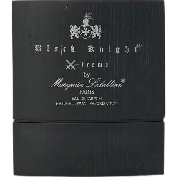 Frasco del perfume Marquise Letellier Black Knight Xtreme Eau de Parfum