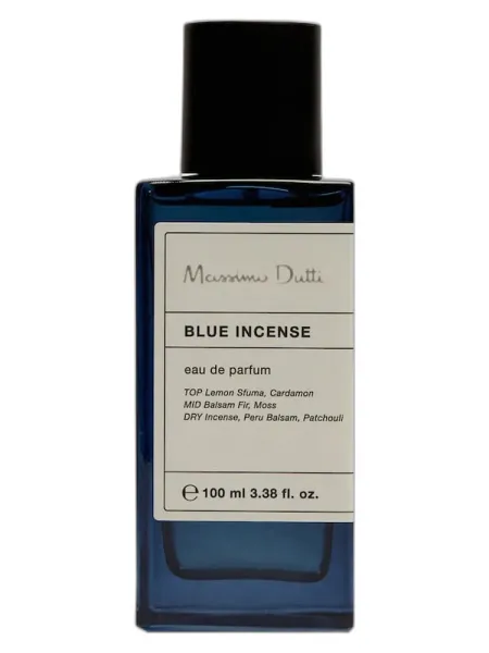 Frasco del perfume Massimo Dutti Blue Incense unisex