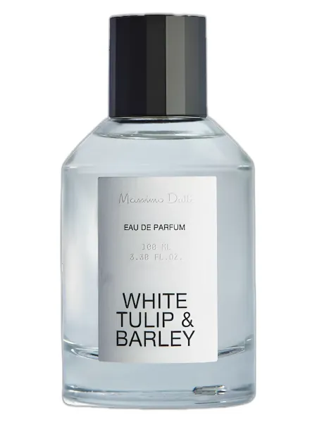 Frasco del perfume Massimo Dutti White Tulip & Barley unisex