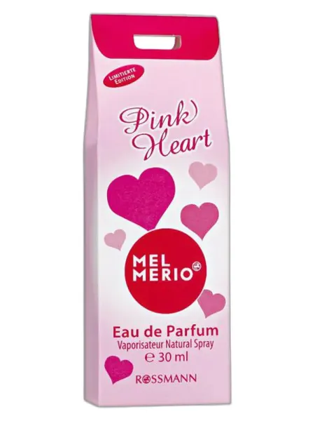 Frasco del perfume Mel Merio Pink Heart