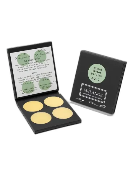 Frasco del perfume Melange Perfume Green Notes Palette No. 1 unisex