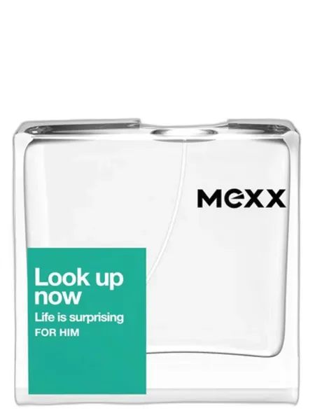 Frasco del perfume Mexx LOOK UP NOW: Life Is Surprising For Him Eau de Toilette