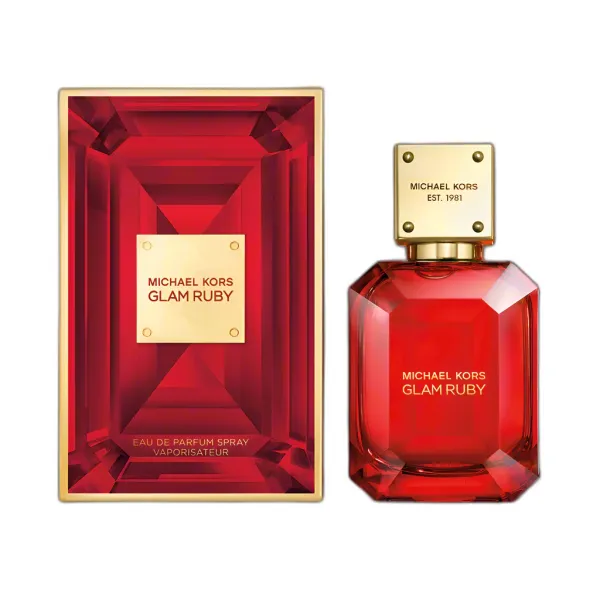 Frasco del perfume Michael Kors Glam Ruby Eau de Parfum