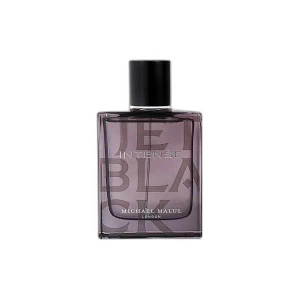 Frasco del perfume Michael Malul Jet Black Intense Eau de Parfum