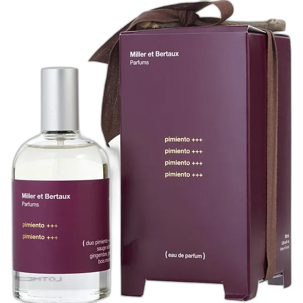Frasco del perfume Miller Et Bertaux Pimiento Eau de Parfum