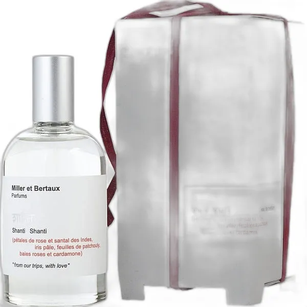 Frasco del perfume Miller Et Bertaux Shanti Shanti Eau de Parfum