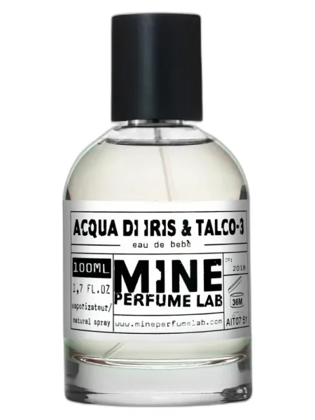 Frasco del perfume Mine Perfume Lab Acqua Di Iris & Talco-23 unisex