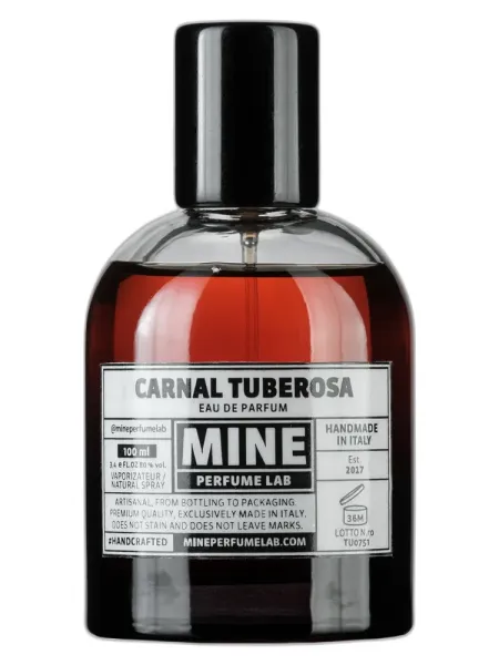 Frasco del perfume Mine Perfume Lab Carnal Tuberosa